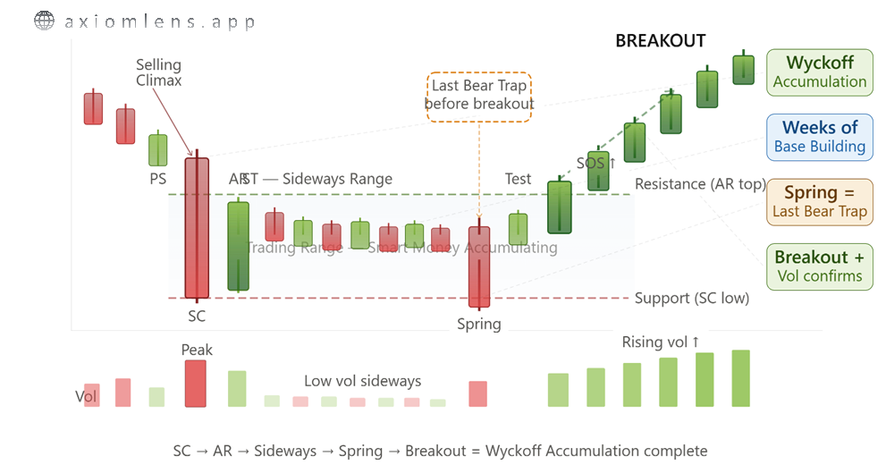 What is Wyckoff Accumulation in Crypto and How to Identify It?