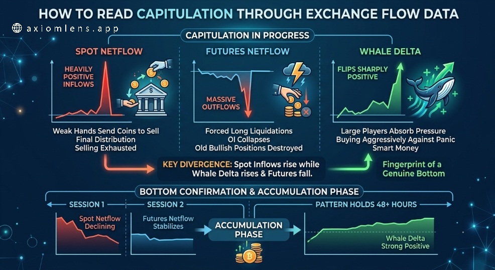 How to Read Capitulation Through Exchange Flow Data