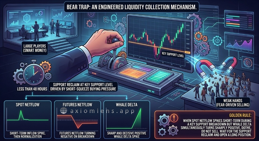 How Smart Money Engineers Bear Traps — A Capital Flow Analysis?