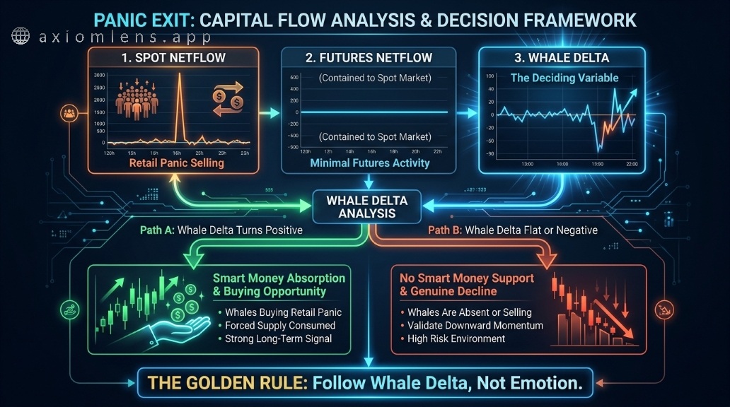 What is a Panic Exit in Crypto and How to Read It Through Spot Flow Data?